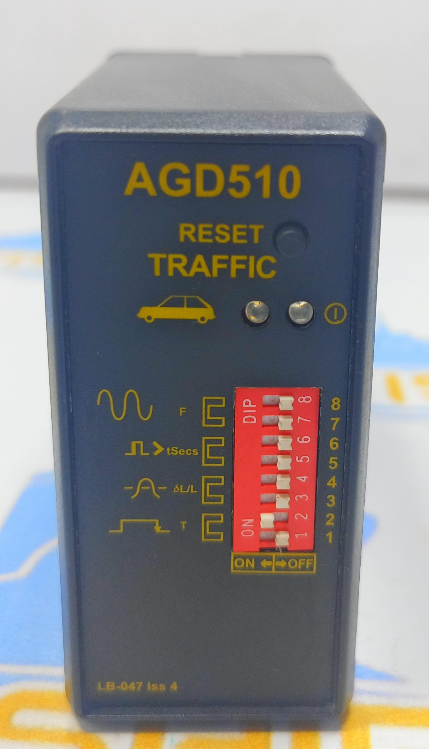 AGD510  INDUCTIVE LOOP DETECTOR TRAFFIC  LB-047  S\N 1100428   POWER 12/24 V 
