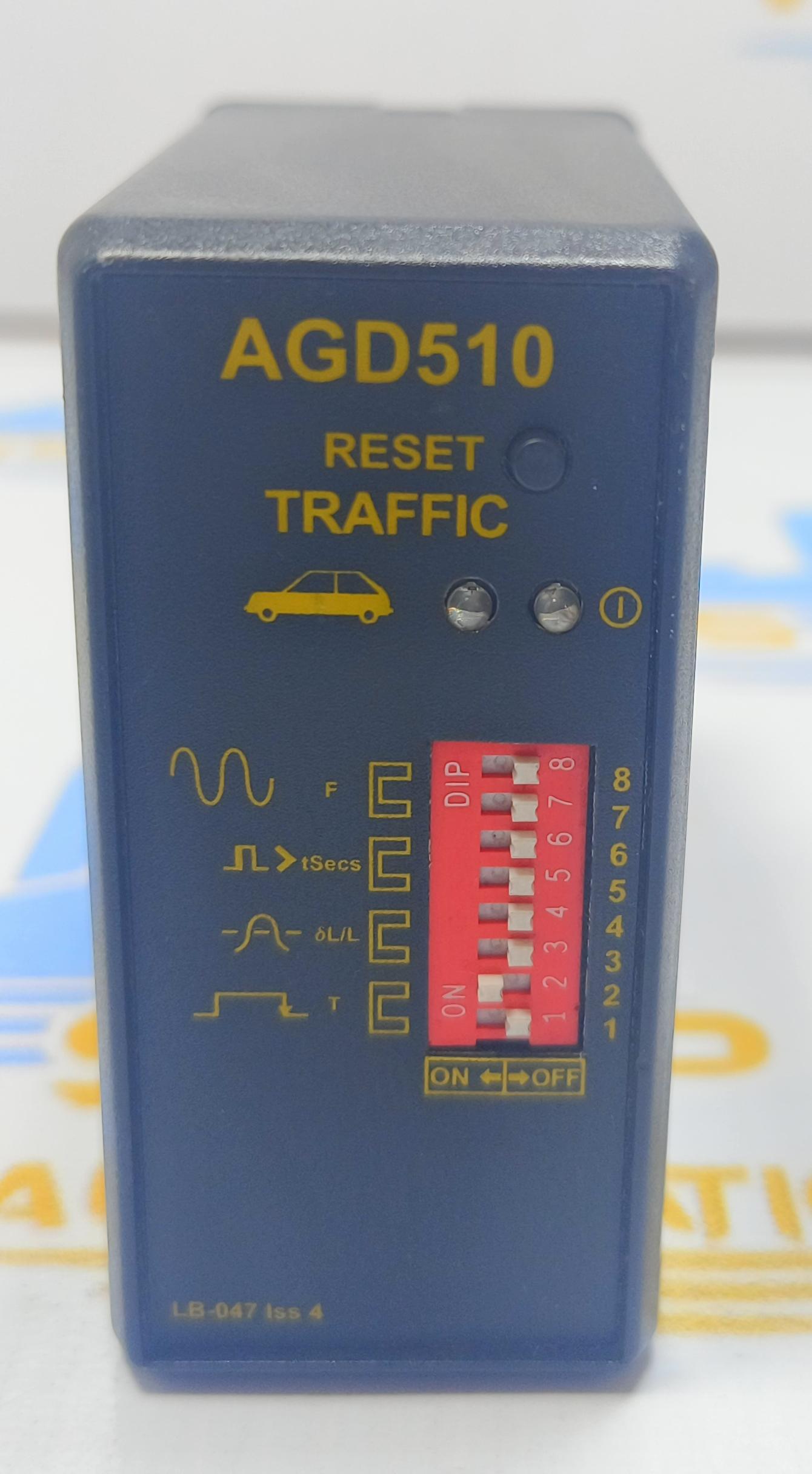 AGD510  INDUCTIVE LOOP DETECTOR TRAFFIC  LB-047  S\N 1100431   POWER 12/24 V 