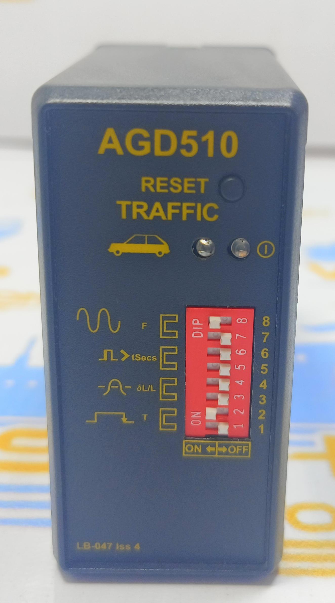 AGD510  INDUCTIVE LOOP DETECTOR TRAFFIC  LB-047  S\N 1100435   POWER 12/24 V 