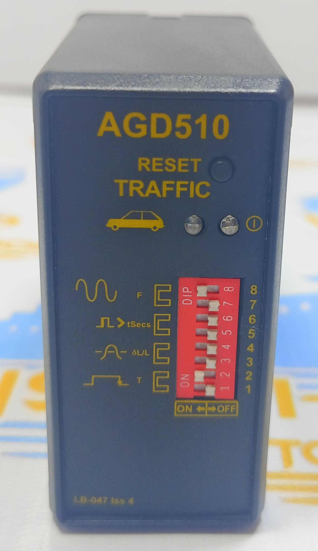 AGD510  INDUCTIVE LOOP DETECTOR TRAFFIC  LB-047  S\N 1100437   POWER 12/24 V 