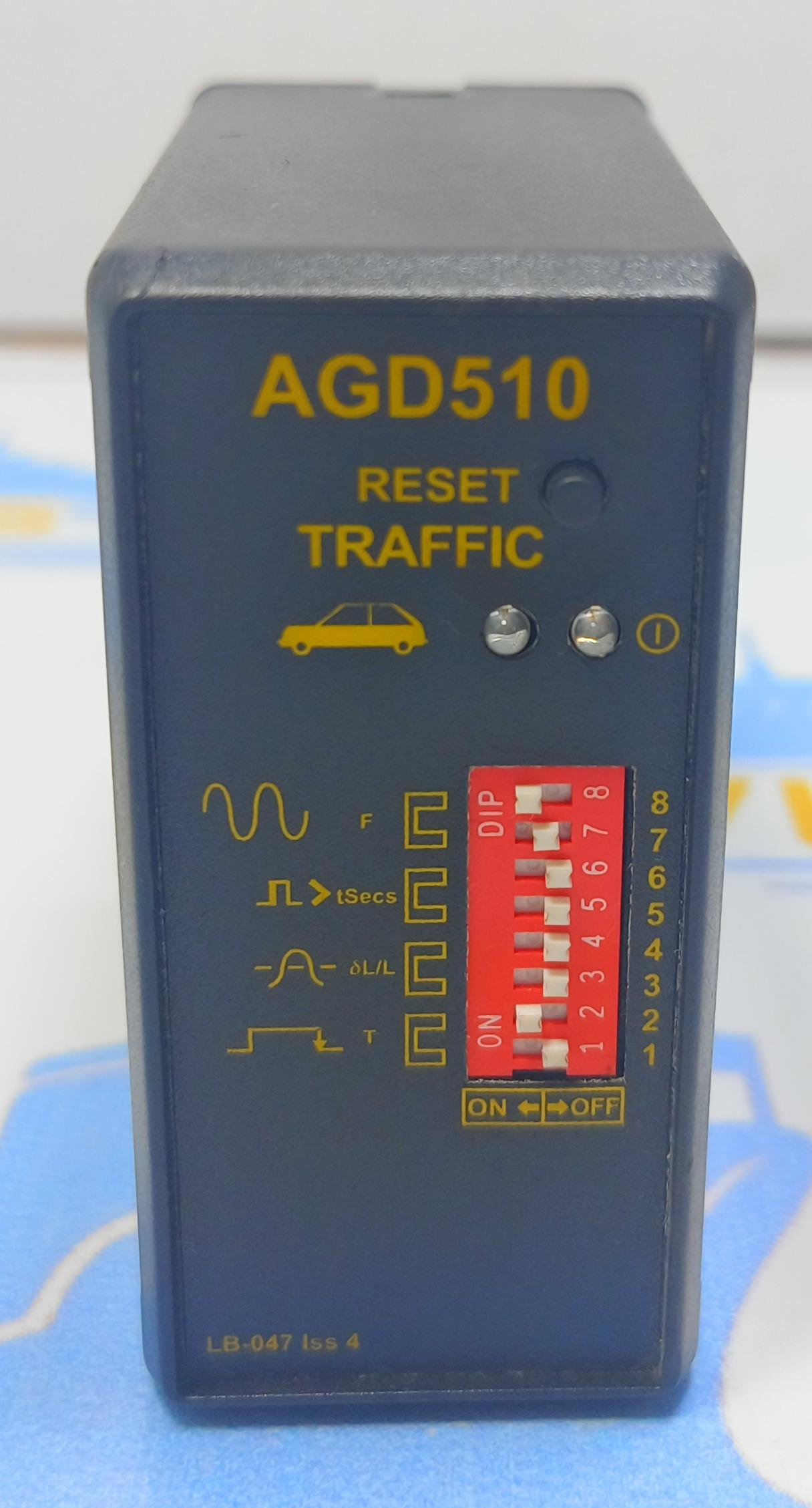 AGD510  INDUCTIVE LOOP DETECTOR TRAFFIC  LB-047  S\N 1100574   POWER 12/24 V 