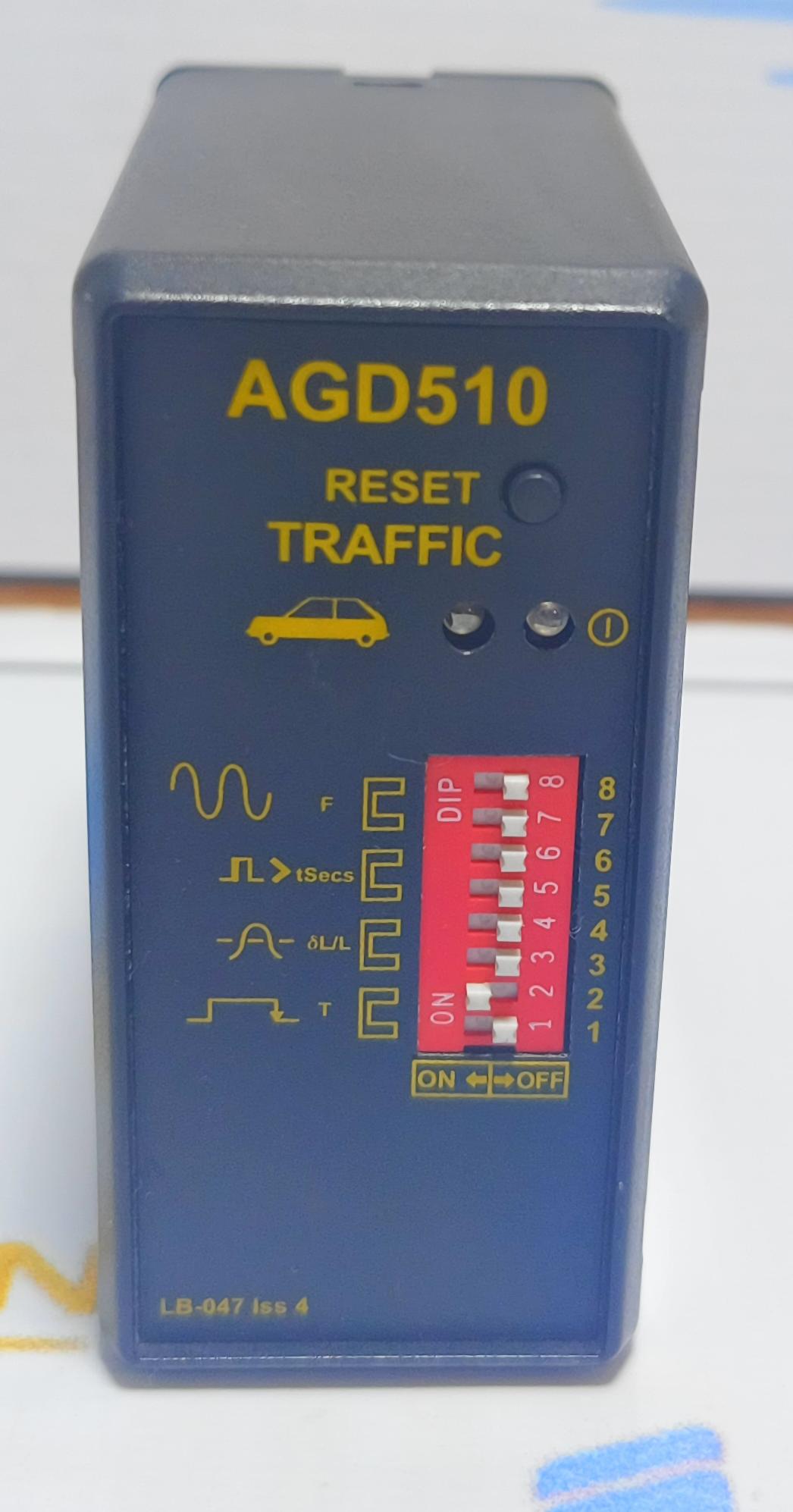 AGD510  INDUCTIVE LOOP DETECTOR TRAFFIC  LB-047  S\N 11070438   POWER 12/24 V 