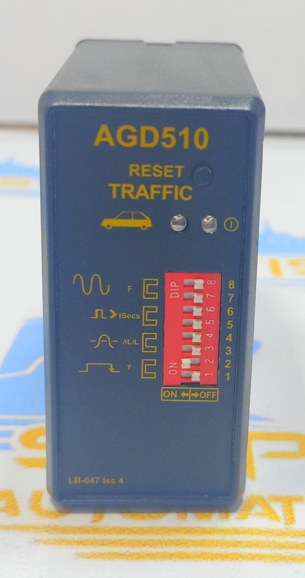 AGD510  INDUCTIVE LOOP DETECTOR TRAFFIC  LB-047  S\N 11101087  POWER 12/24 V 