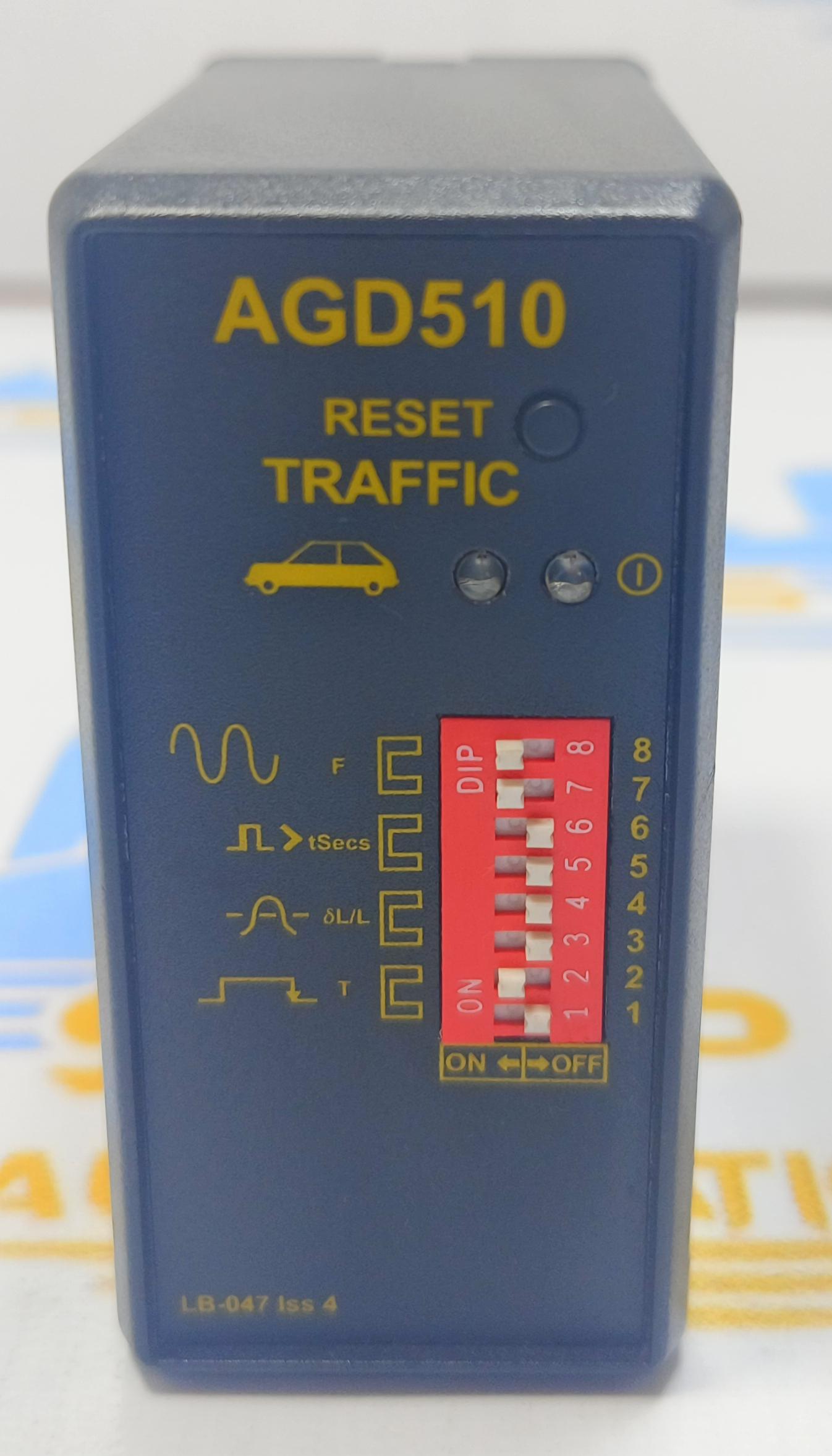 AGD510  INDUCTIVE LOOP DETECTOR TRAFFIC  LB-047  S\N 11101179  POWER 12/24 V 