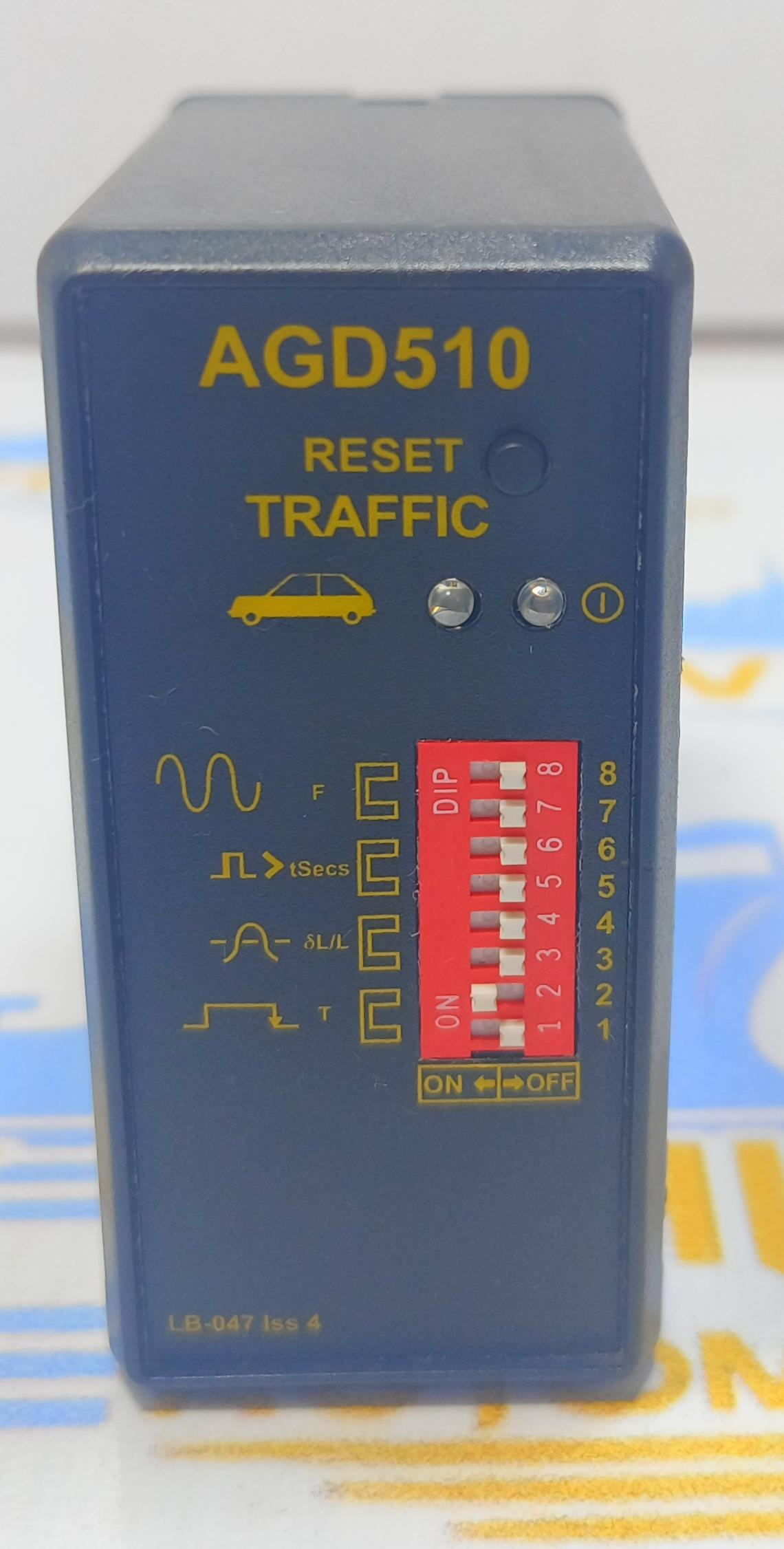AGD510  INDUCTIVE LOOP DETECTOR TRAFFIC  LB-047  S\N 11101182  POWER 12/24 V 