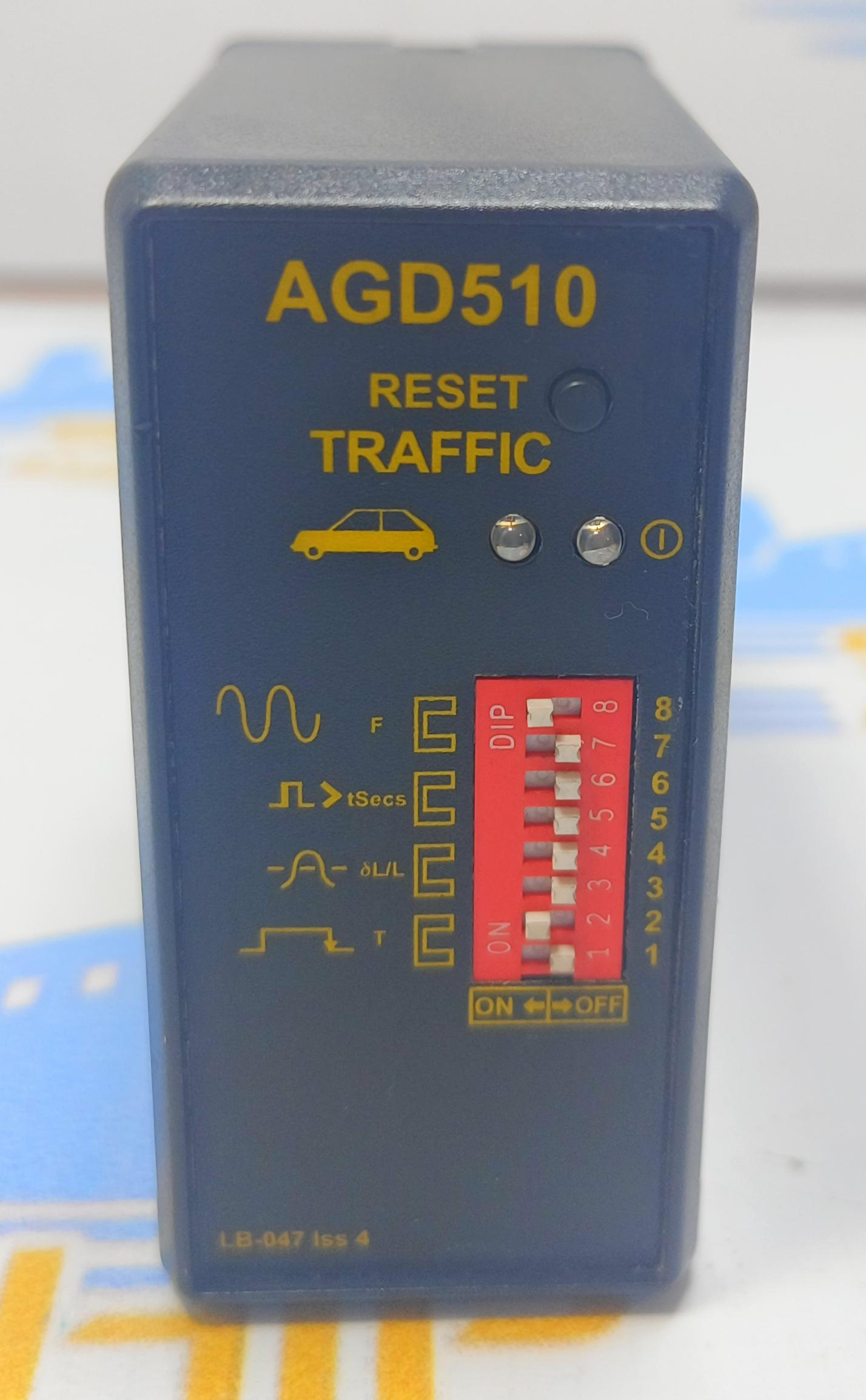 AGD510  INDUCTIVE LOOP DETECTOR TRAFFIC  LB-047  S\N 11101188  POWER 12/24 V 