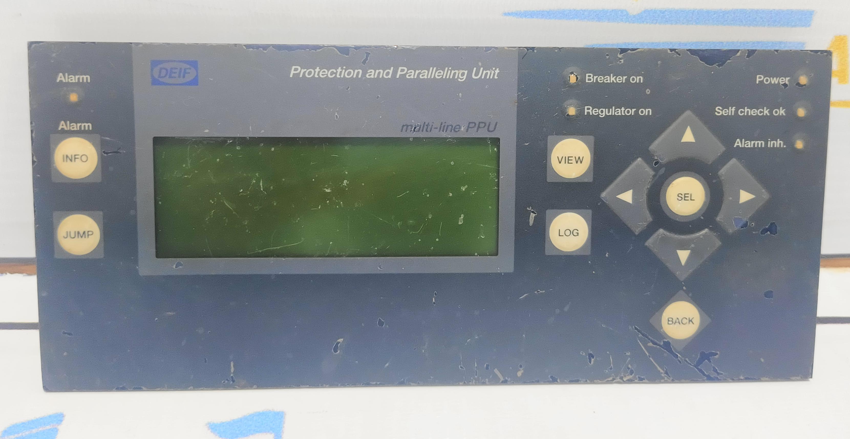 DEIF MULTI LINE PPU PROTECTION AND PARALLELING UNIT 08032A*EB