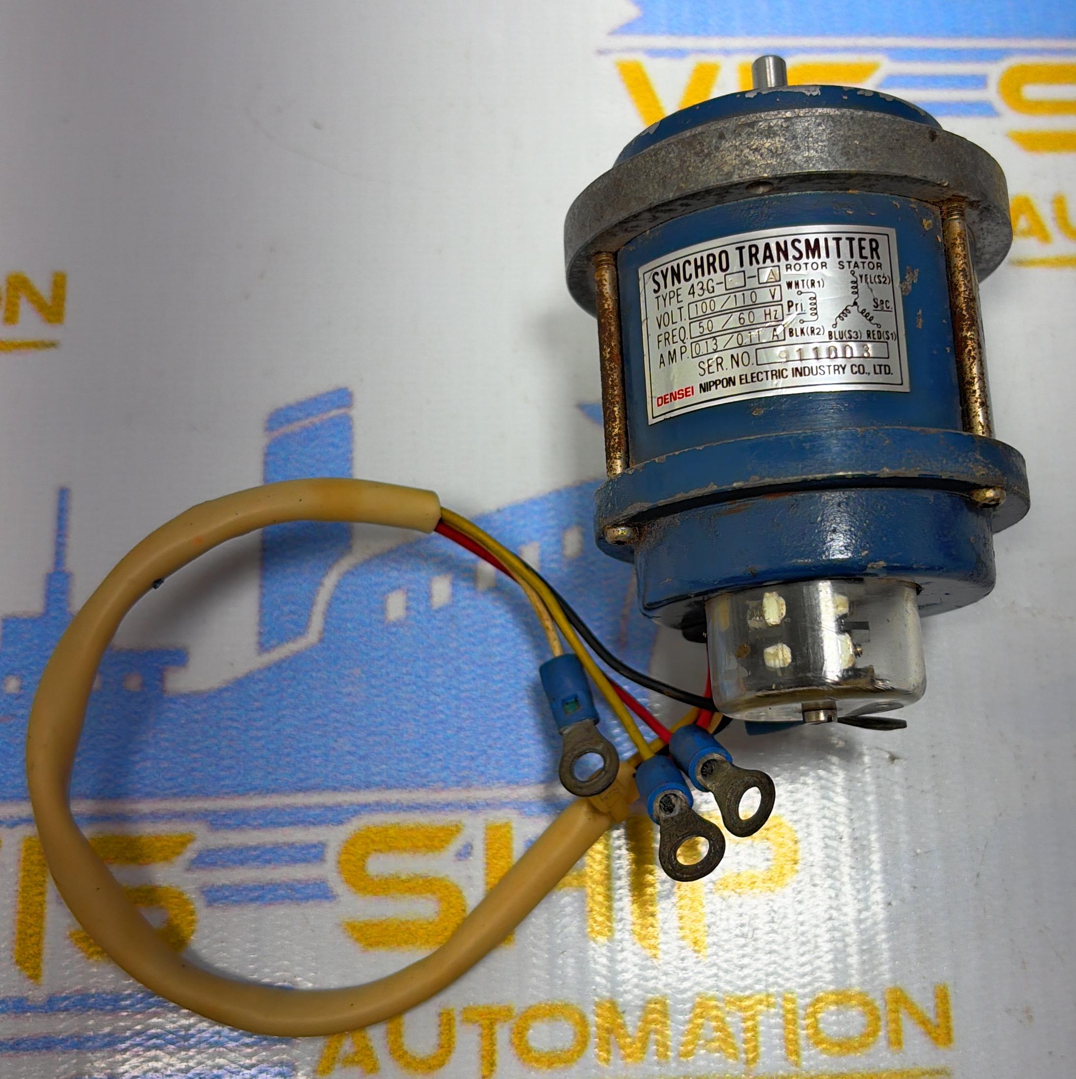 DENSEI NIPPON 43G-A SYNCHRO TRANSMITTER 100/110 V 50/60 Hz SER NO : 911003