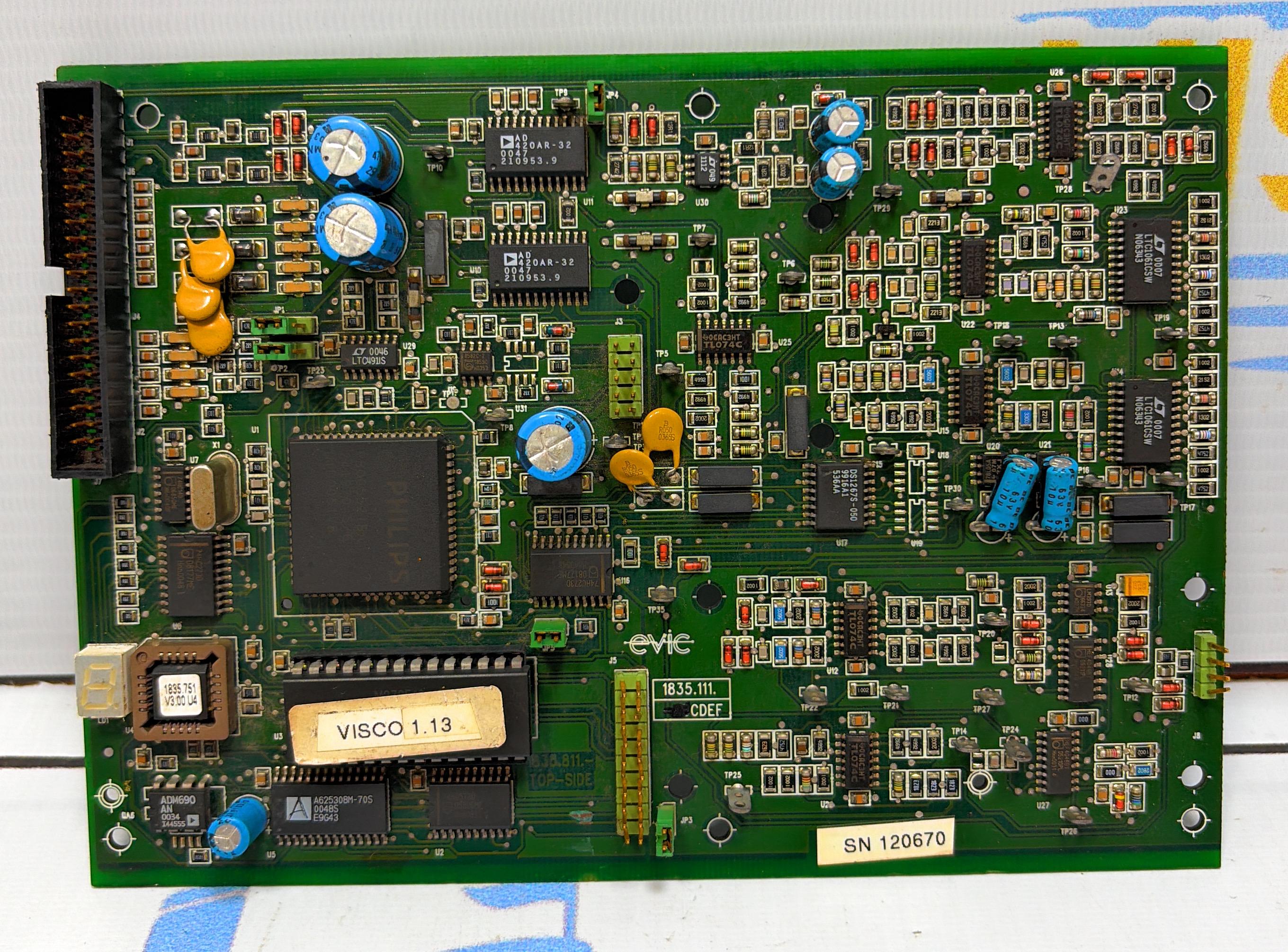 EVIC  1835.111. CDEF PCB CARD SN 120670