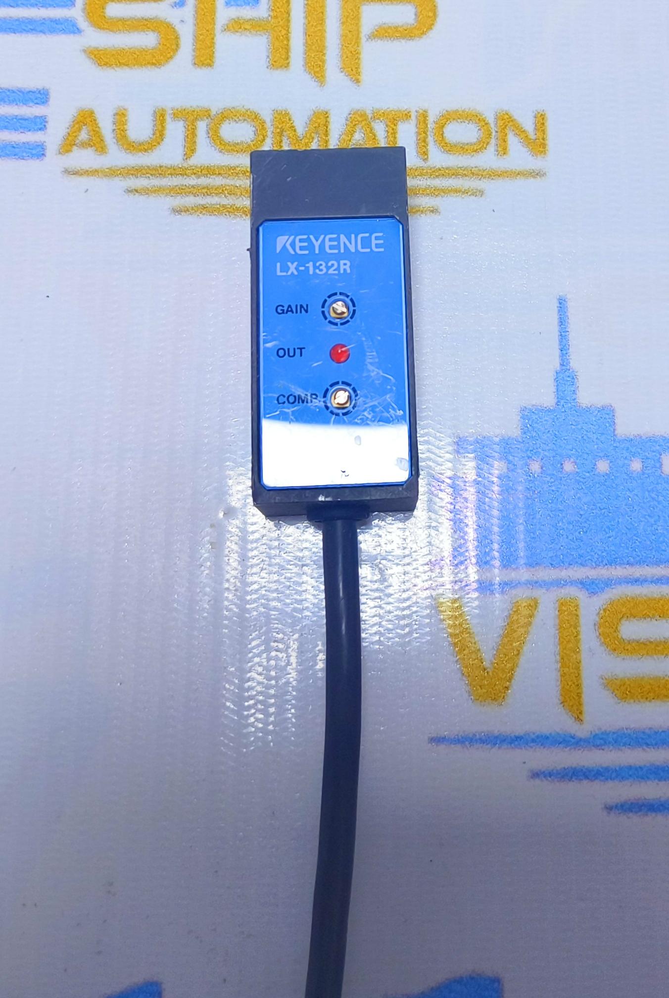 KEYENCE LX 132R LASER SENSOR HEAD NO 089401