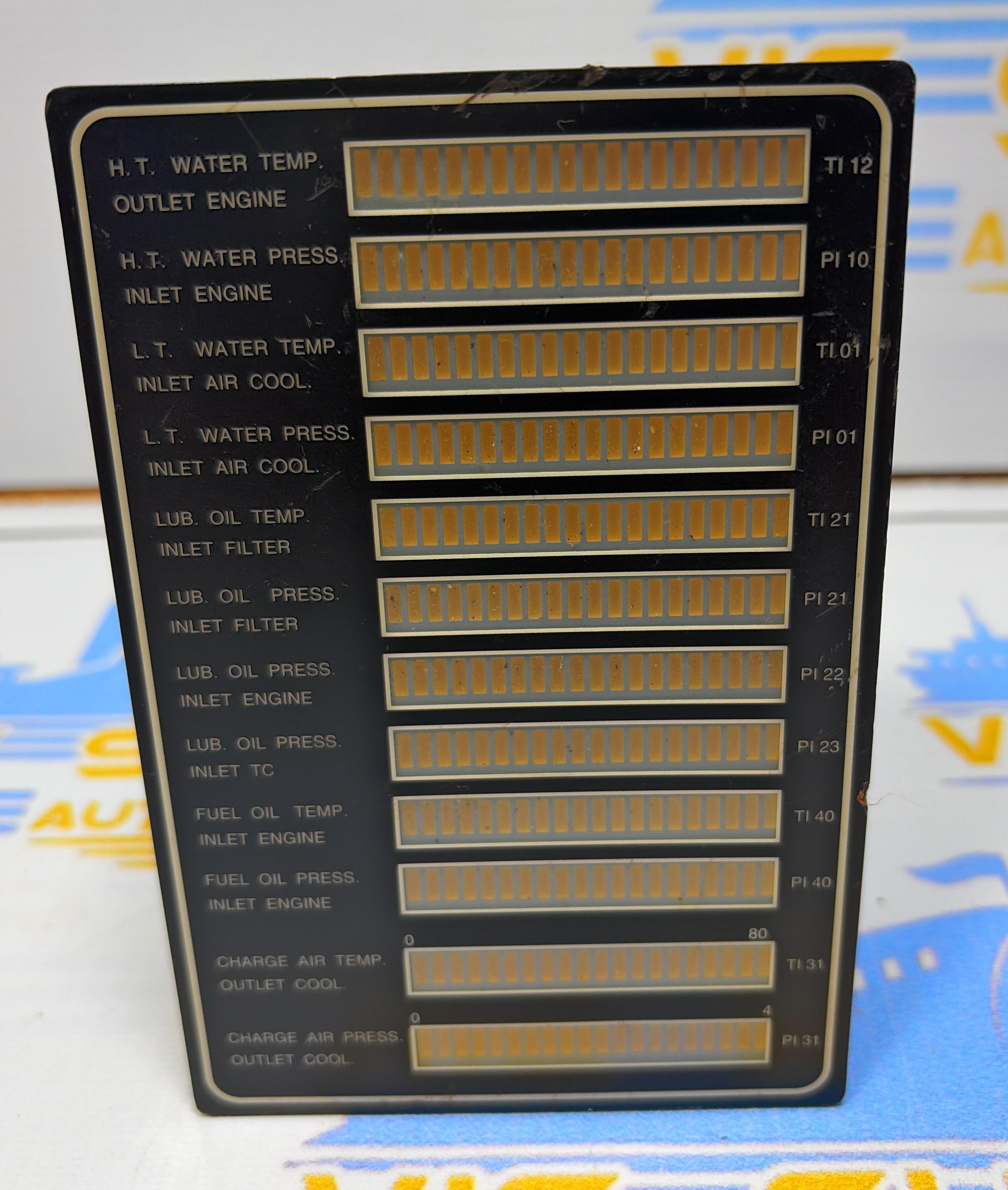 MAN B&W  2101546-5 M - MODULE  ENGINE MONITORING ALARM   PANEL  ASD 0150- F SER NO :  ST9938170 01806