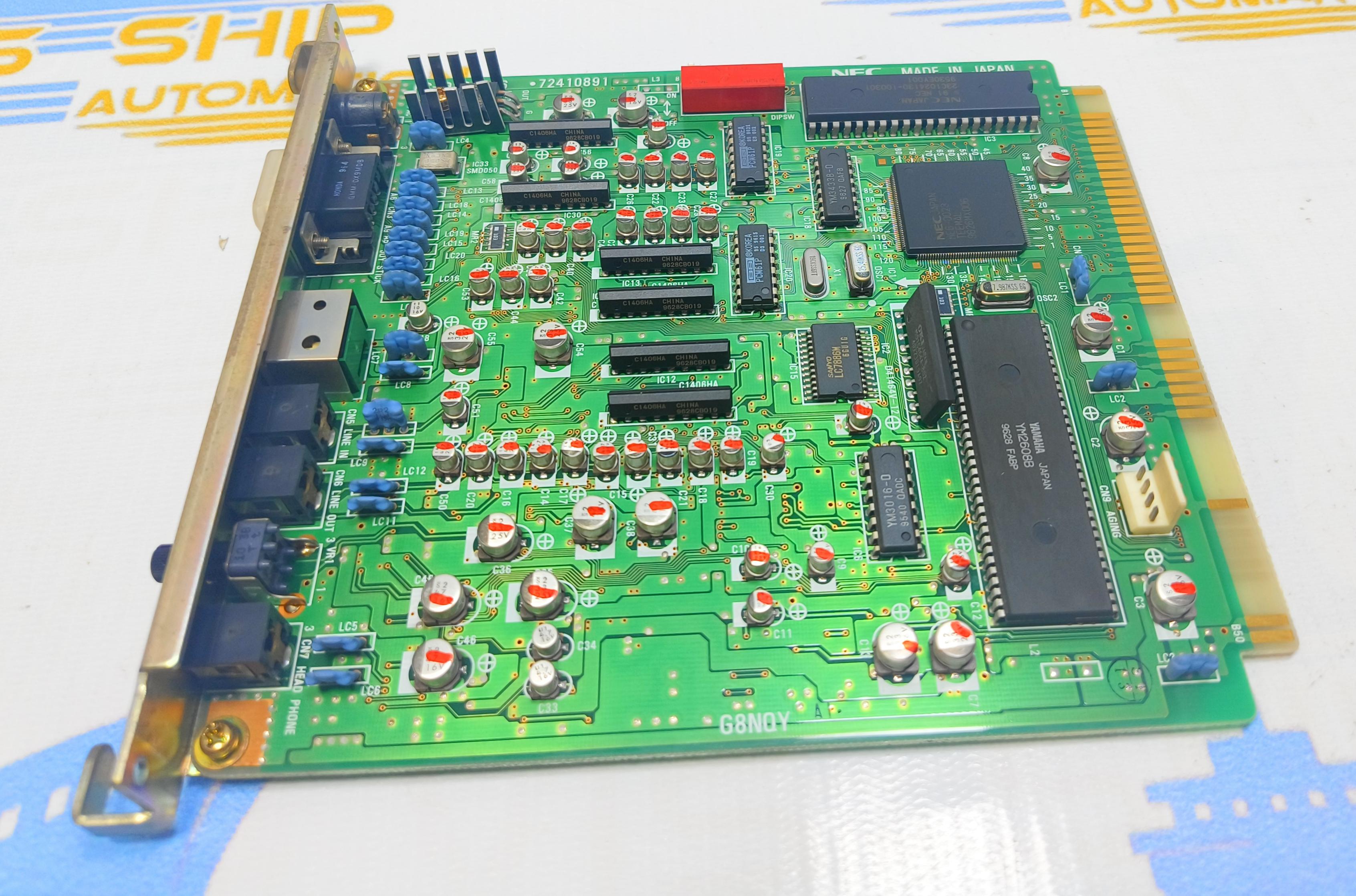 NEC PC - 9801 - 86 72410891 PWD  - 1089 PCB CARD MADE IN JAPAN 