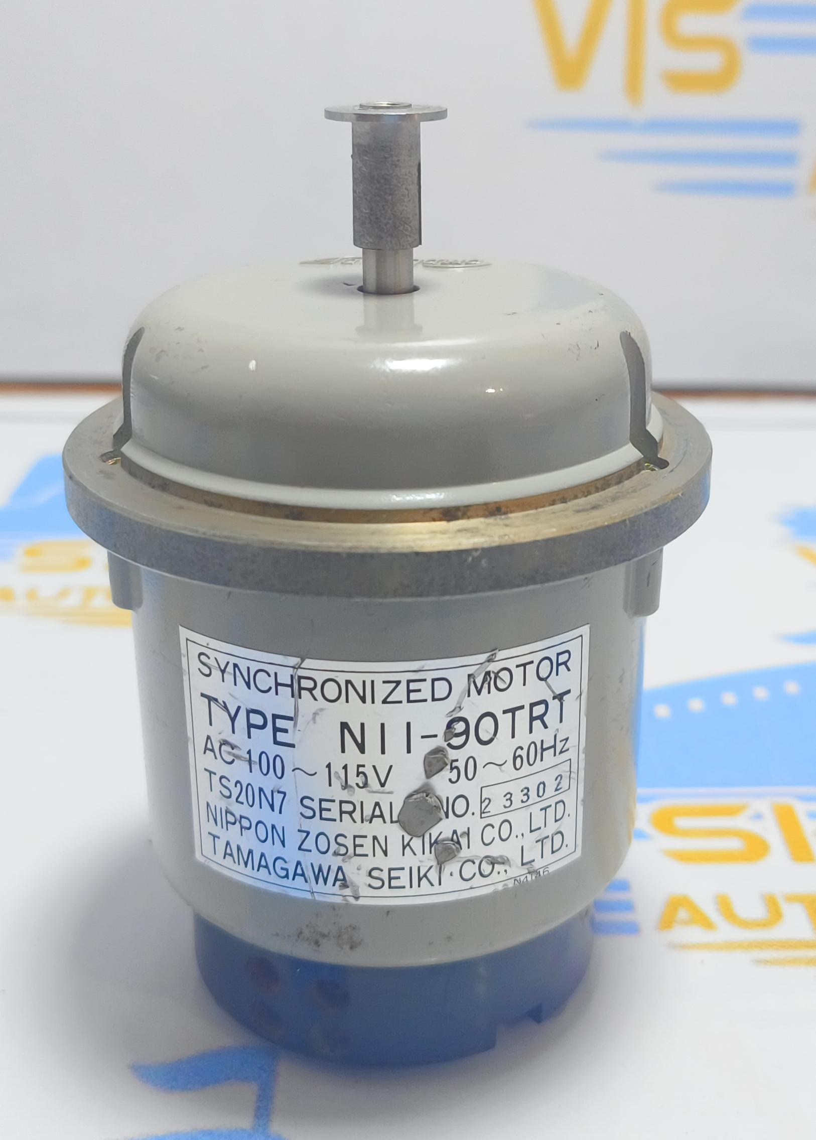 NIPPON ZOSEN KIKAI CO.LTD N11-90TRT SYNCHRONIZED MOTOR AC100~115V 50-60HZ TAMAGAWA SAIK