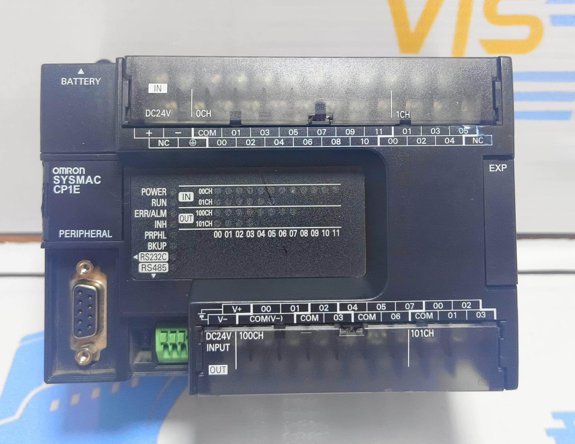 OMRON CP1E-N30SDT-D PLC CONTROLLER Lot No : 13318M 