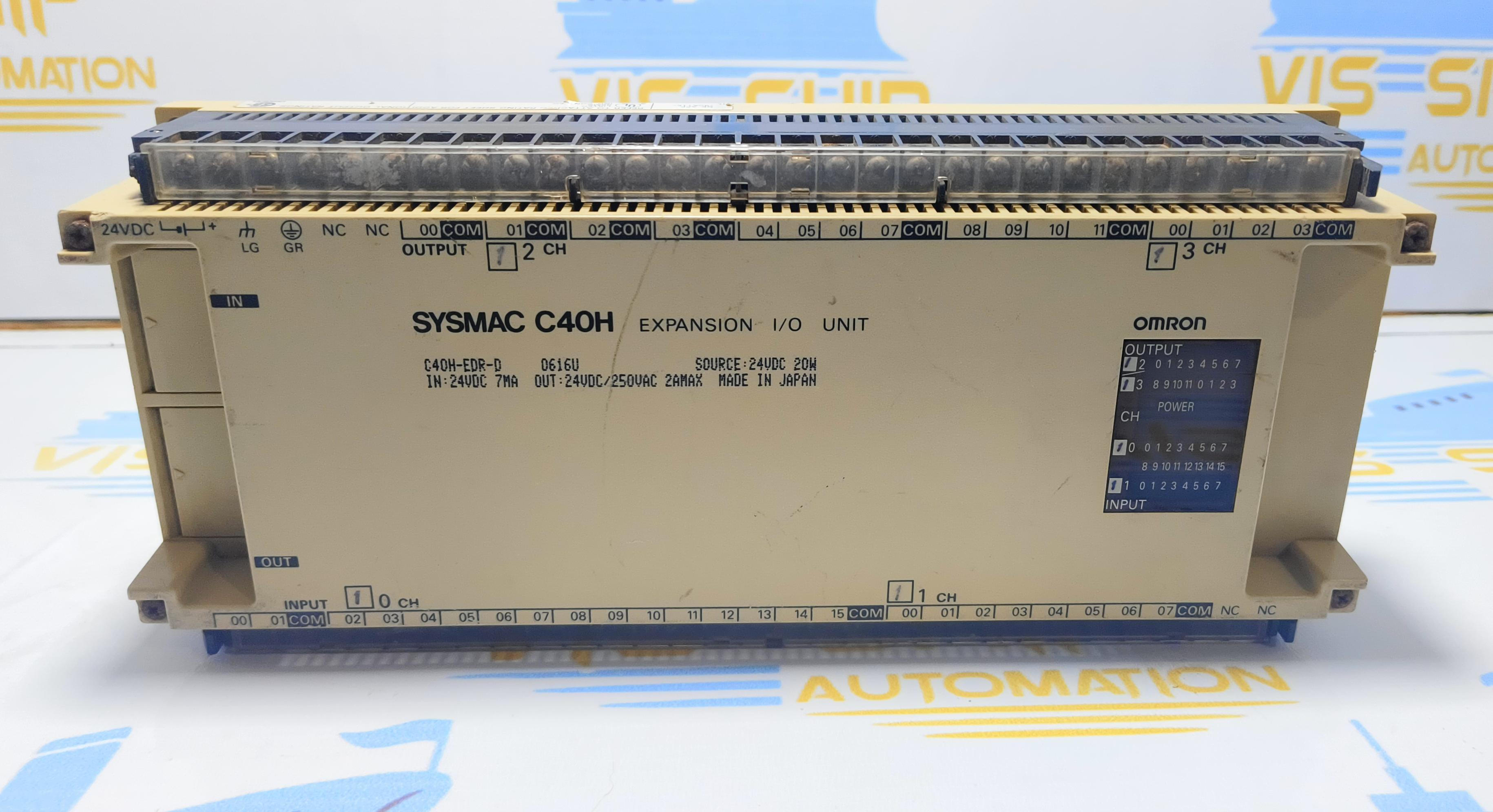 OMRON SYSMAC C40H-EDR-D 0616U EXPANSION   I/O UNIT 