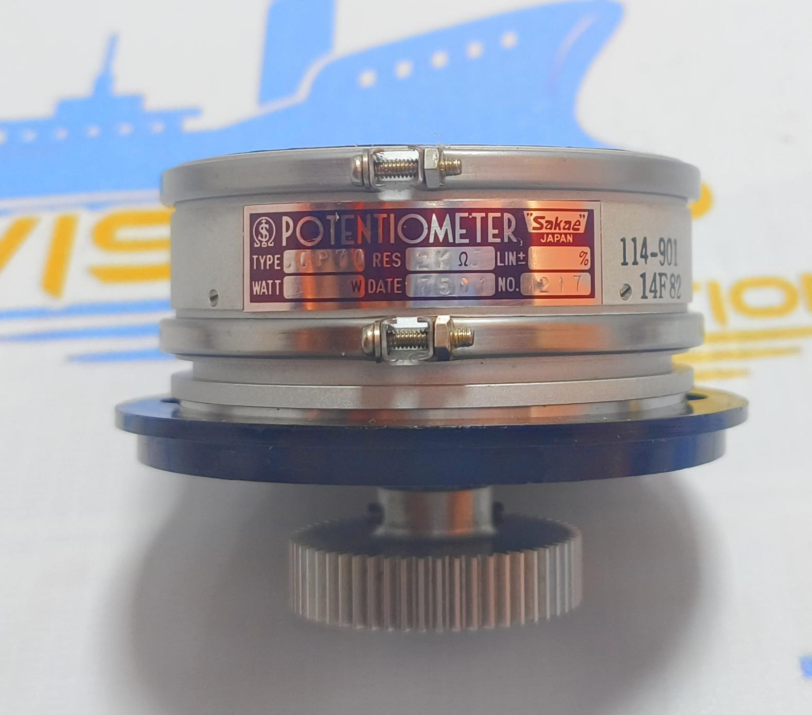 SAKAE POTENTIOMETER S0P70  RES 2K Ohm NO : 114-901