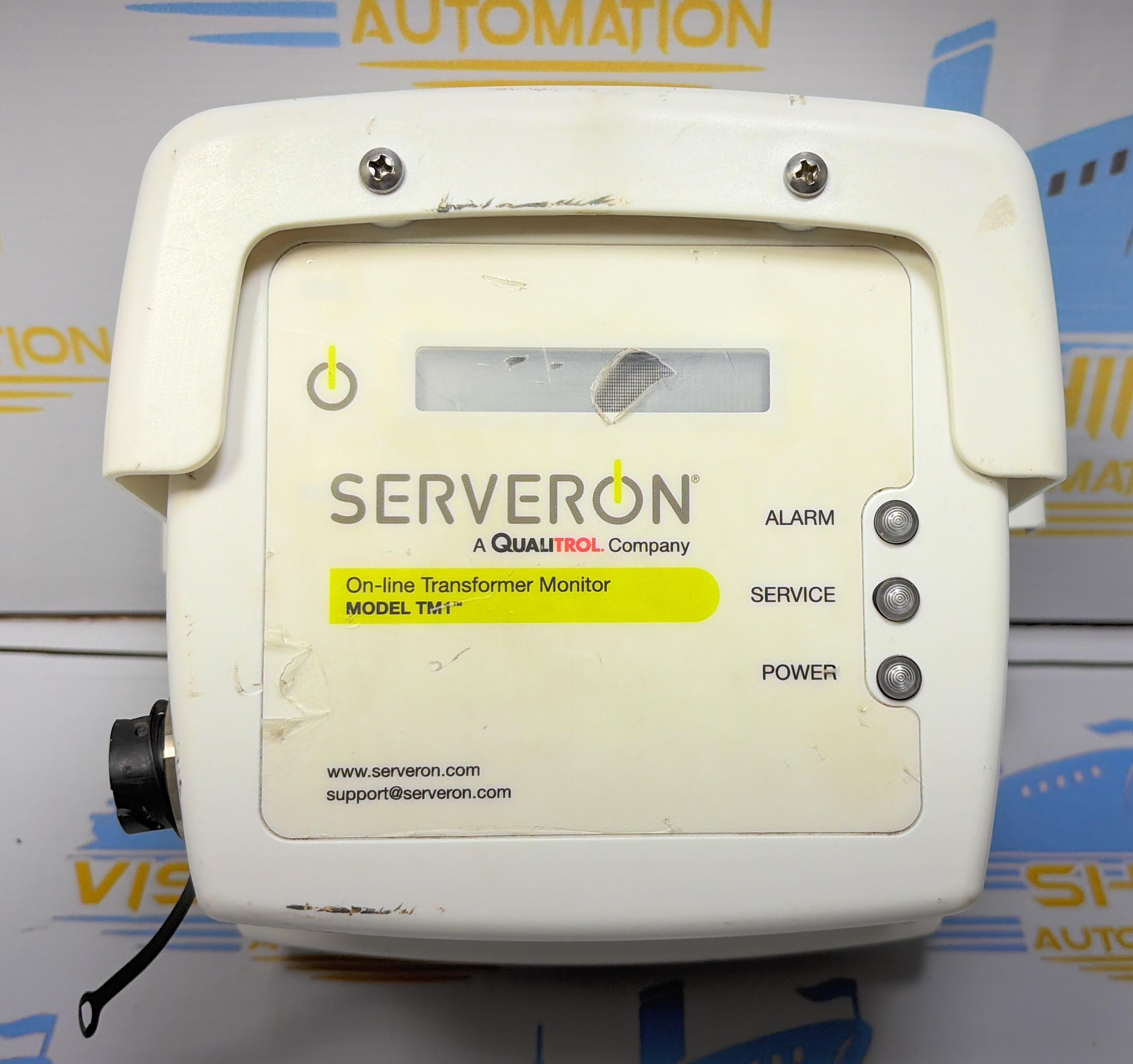 SERVERON MODEL TM 1 SINGLE GAS ON-LINE DISSOLVER GAS MONITOR 240 VAC ,0.8 A, 50/60 Hz 