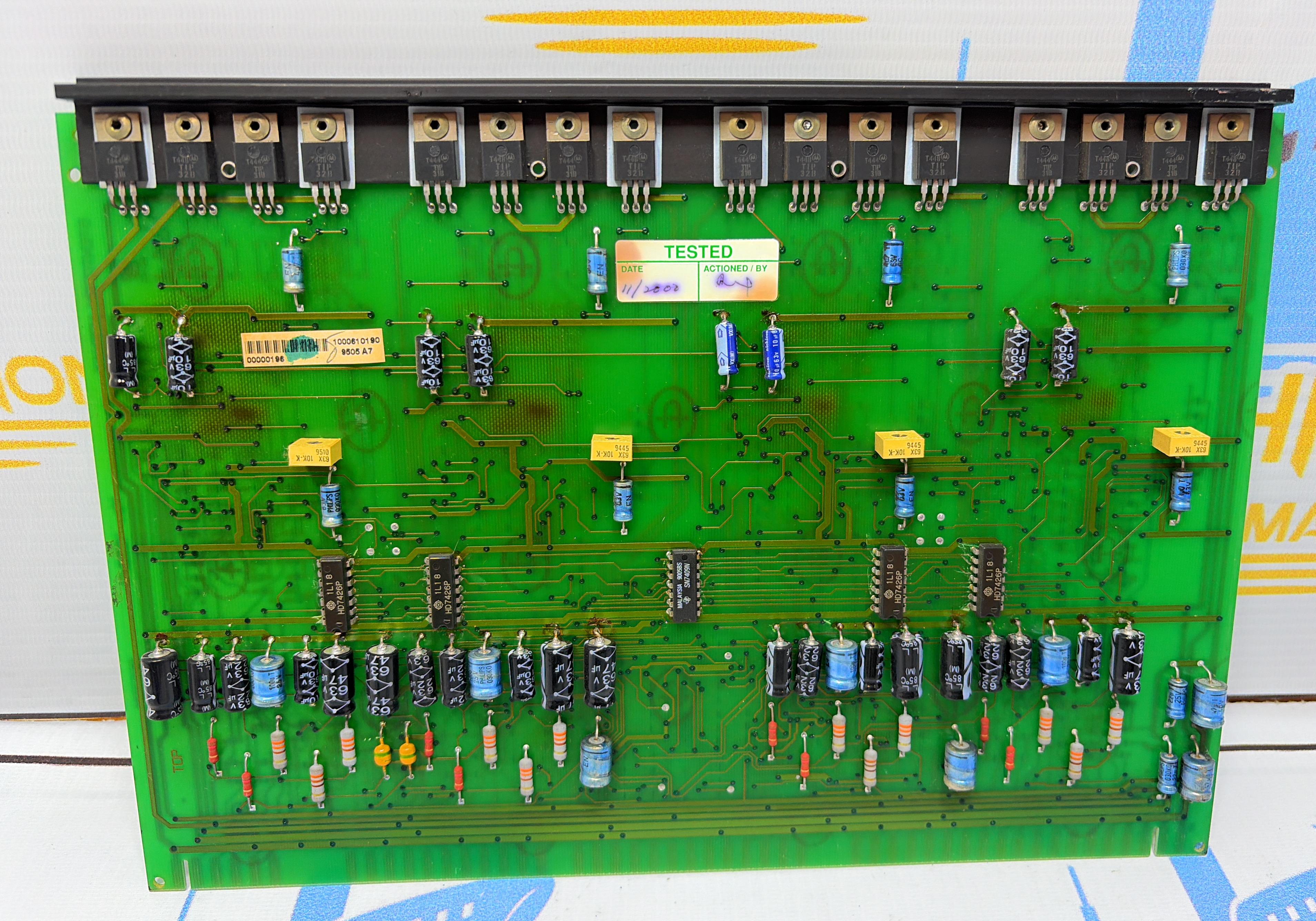 STENTOFON STENTOR  PCB CIRCUIT BOARD ASSY  VERSION A7 1000610190 - 9505A7  AB  NO: 4580/7