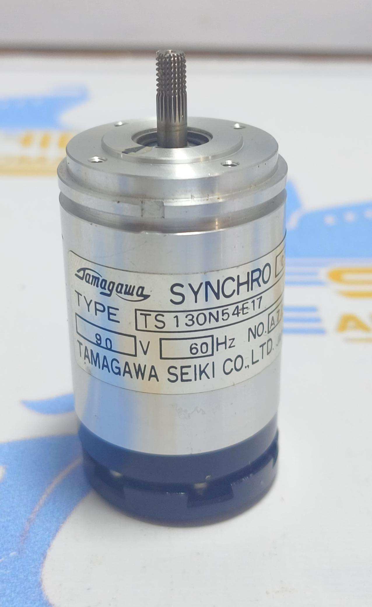 TAMAGAWA SEIKI CO.LTD TS 130N54E17   SYNCHRO MOTOR 90  V  60 Hz NO:  A 7240  MADE IN JAPAN 