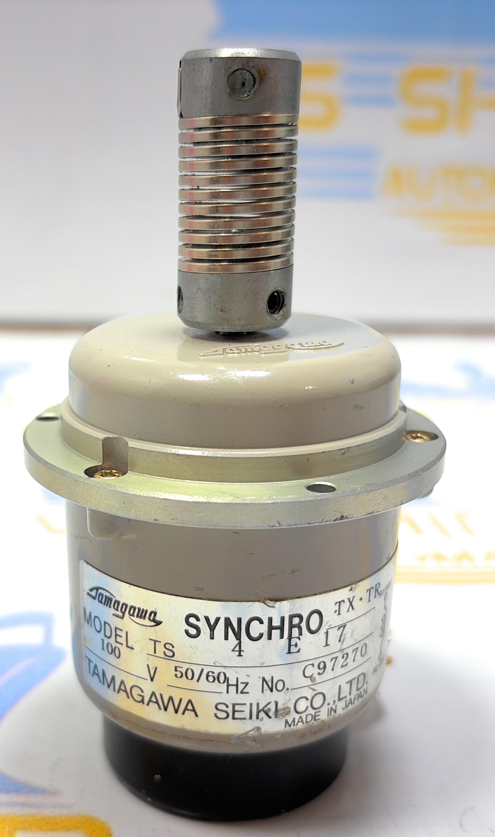 TAMAGAWA SEIKI CO.LTD  TS 4 E 17 SYNCHRO MOTOR  100/110 V 50/60 Hz NO : C97270