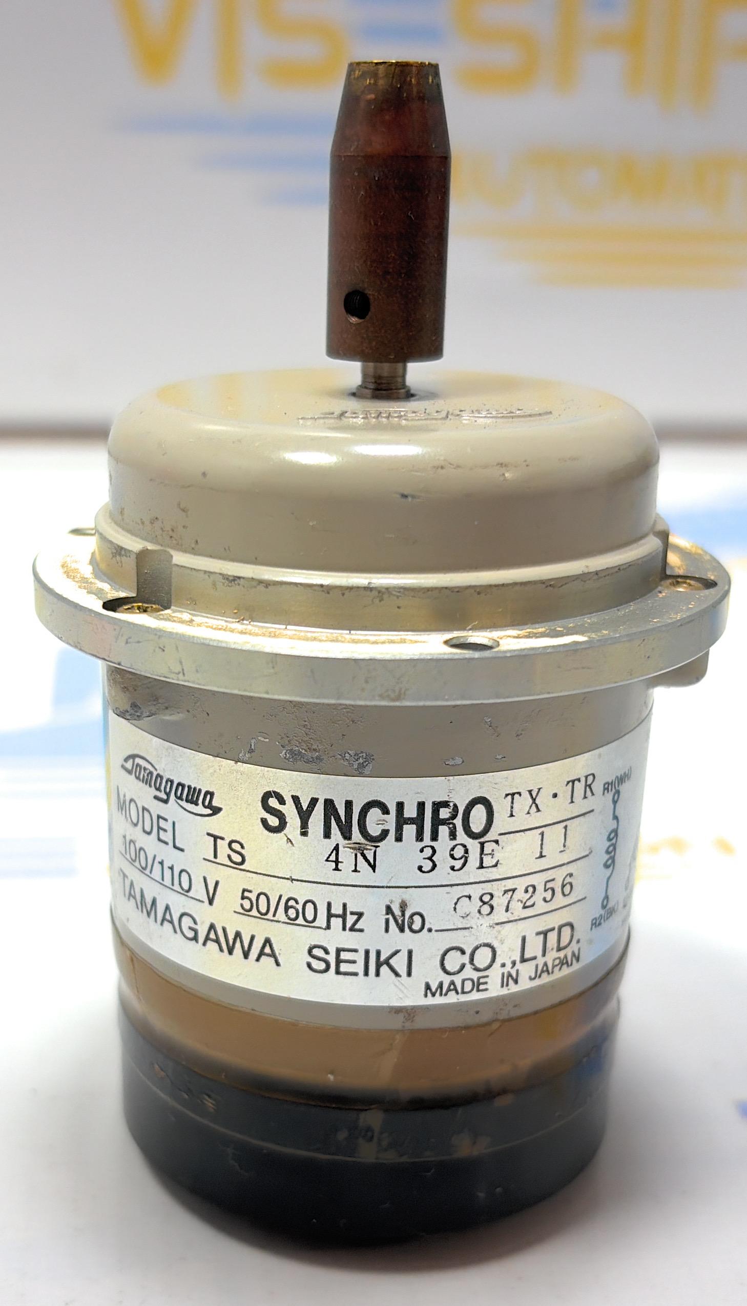 TAMAGAWA SEIKI CO.LTD  TS 4 N 39 E 11 SYNCHRO MOTOR  100/110 V 50/60 Hz NO : C87256