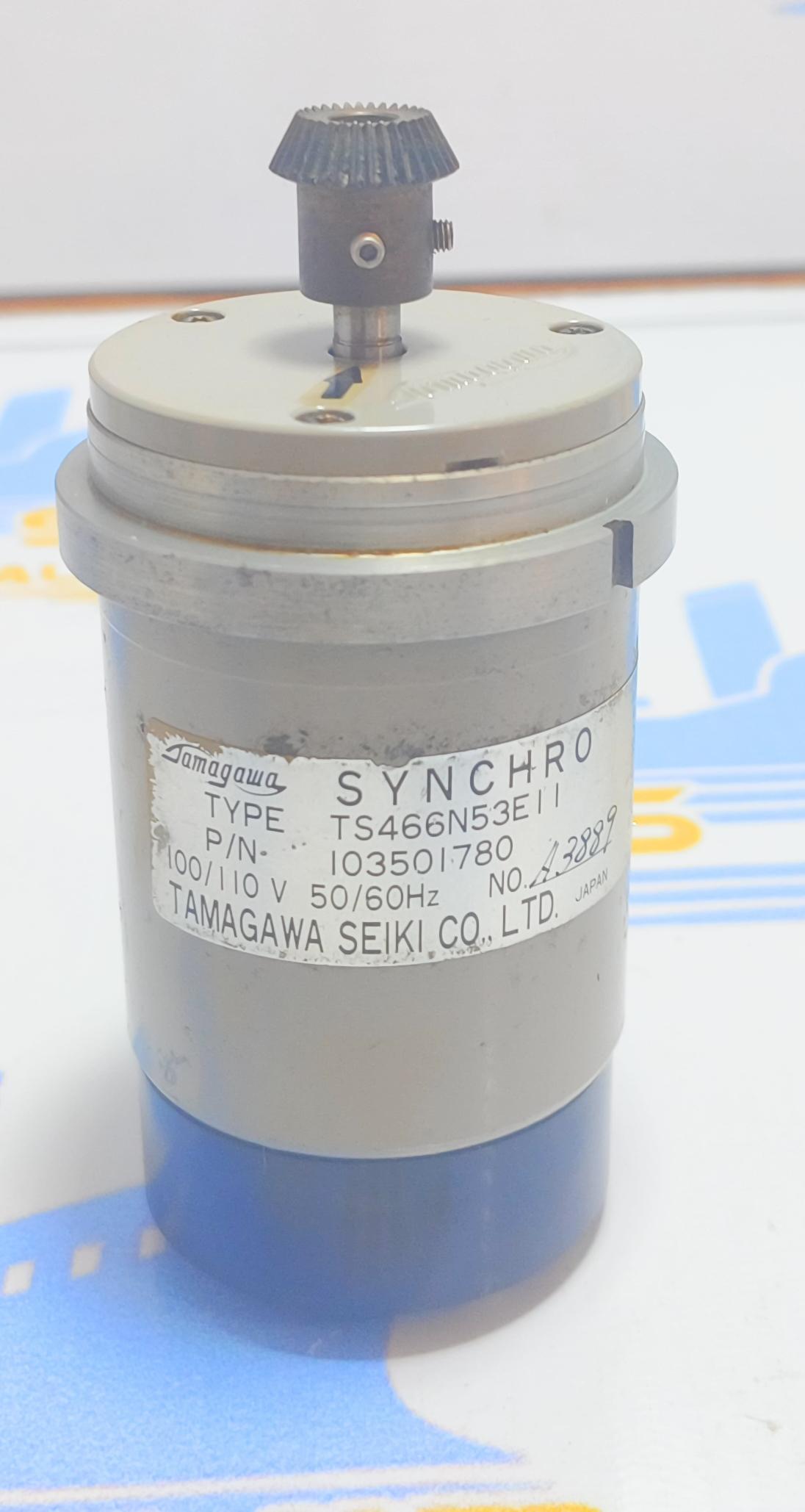 TAMAGAWA SEIKI CO.LTD TS 466N53E11   SYNCHRO MOTOR 100/110  V  50/60 Hz NO: A 3889 P/N 103501780  MADE IN JAPAN 