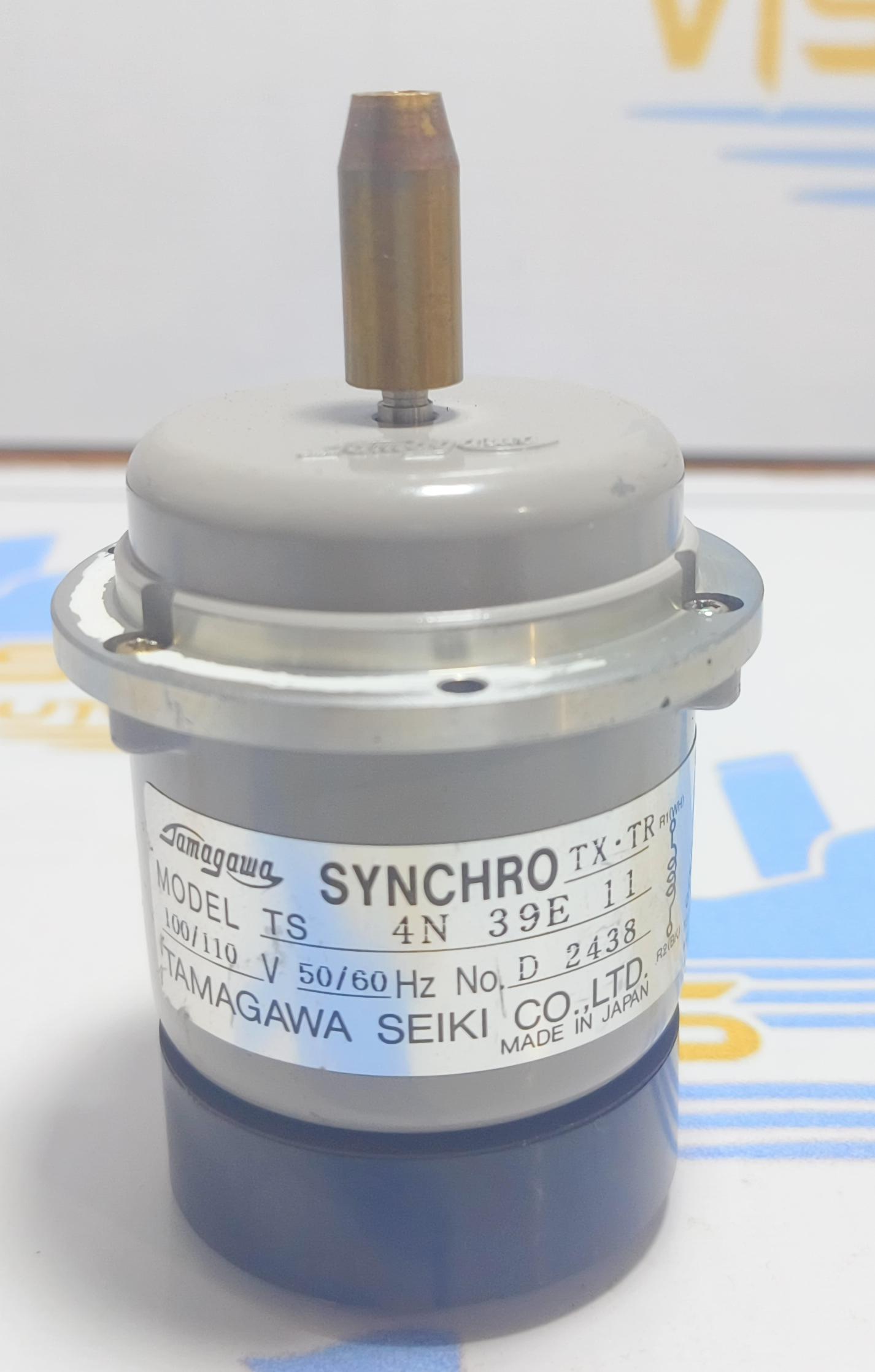 TAMAGAWA SEIKI CO.LTD TS 4N 39E 11 SYNCHRO MOTOR 100/110 50/60 Hz NO: D 2438  MADE IN JAPAN 