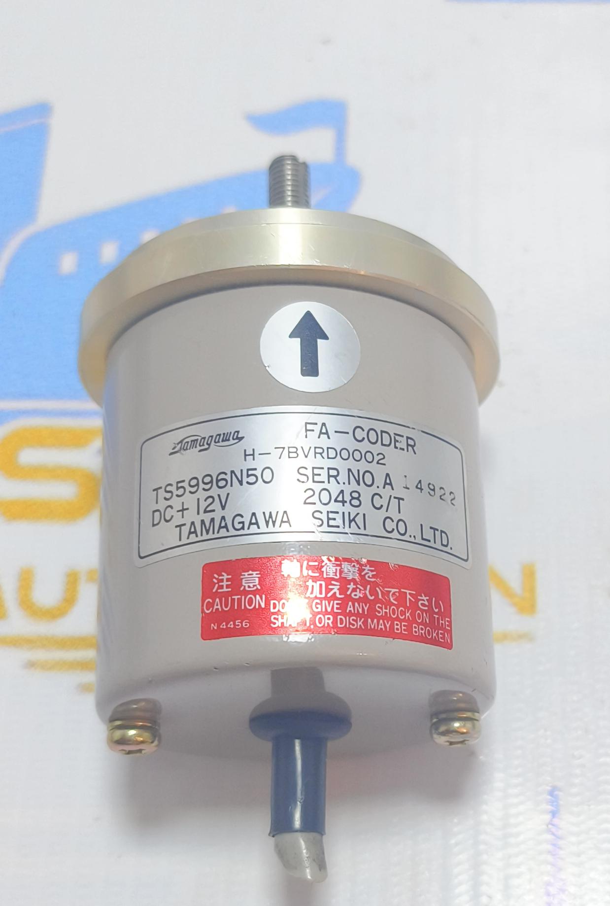 TAMAGAWA SEIKI CO.LTD TYPE : TS5996N50    H-7BVRD0002 FA-CODER DC + 12V SER NO : A 14922