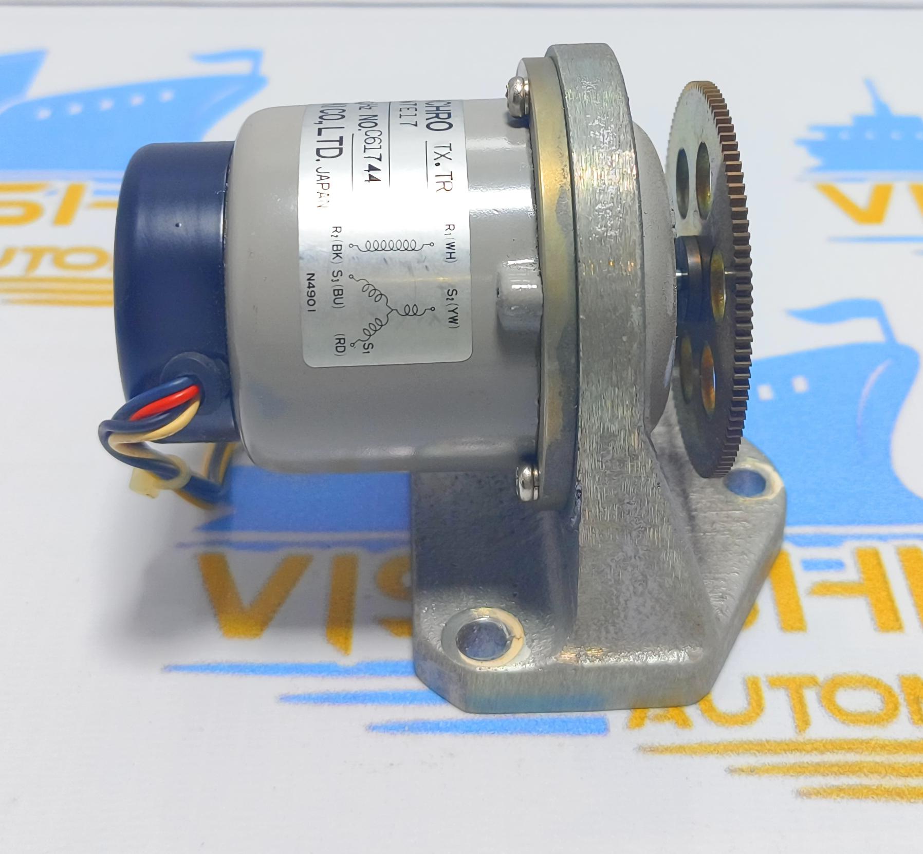 TAMAGAWA TS 4N7E17 SYNCHRO TX-TR MOTOR TAMAGAWA SEIKI CO. LTD. MODEL : TS 4N7E17 100 V 50/60HZ  NO : C61744  MADE IN JAPAN