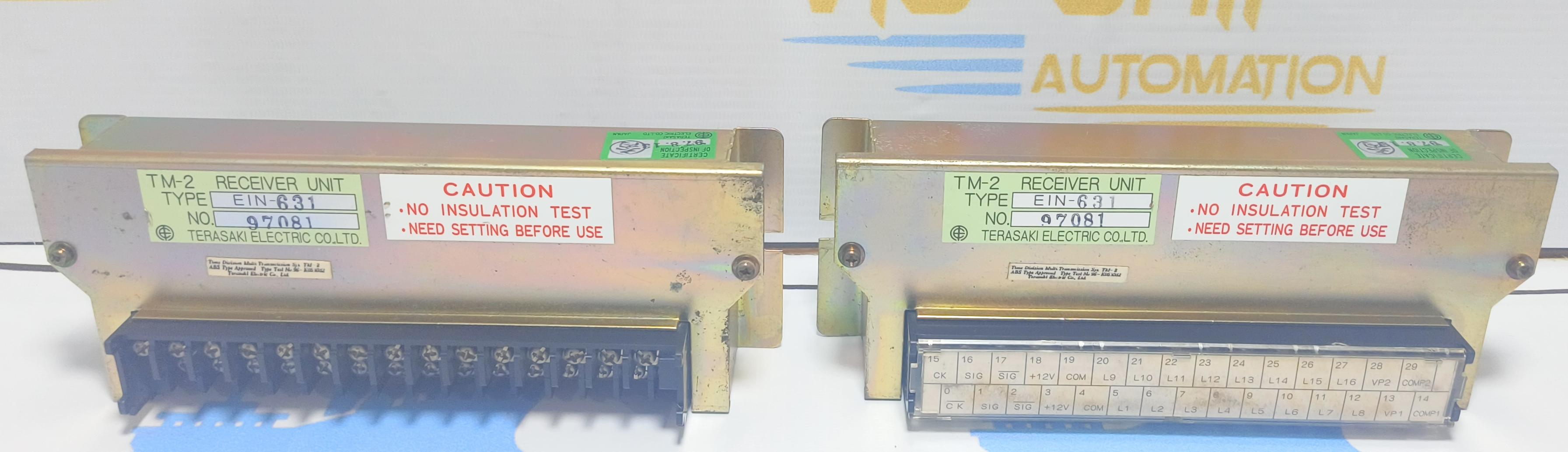 TERASAKI ELECTRIC EIN-631 TM-2 RECEIVER UNIT NO:97081