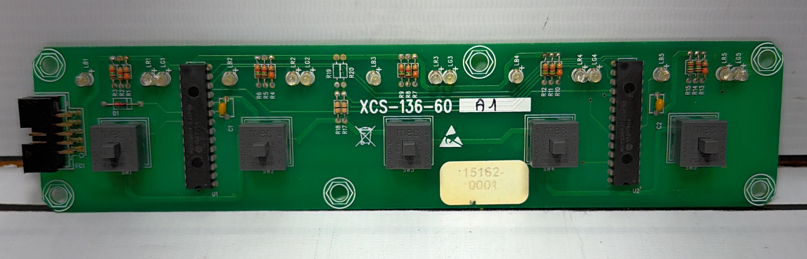 XCS-136-60 pcb card 15162-0001